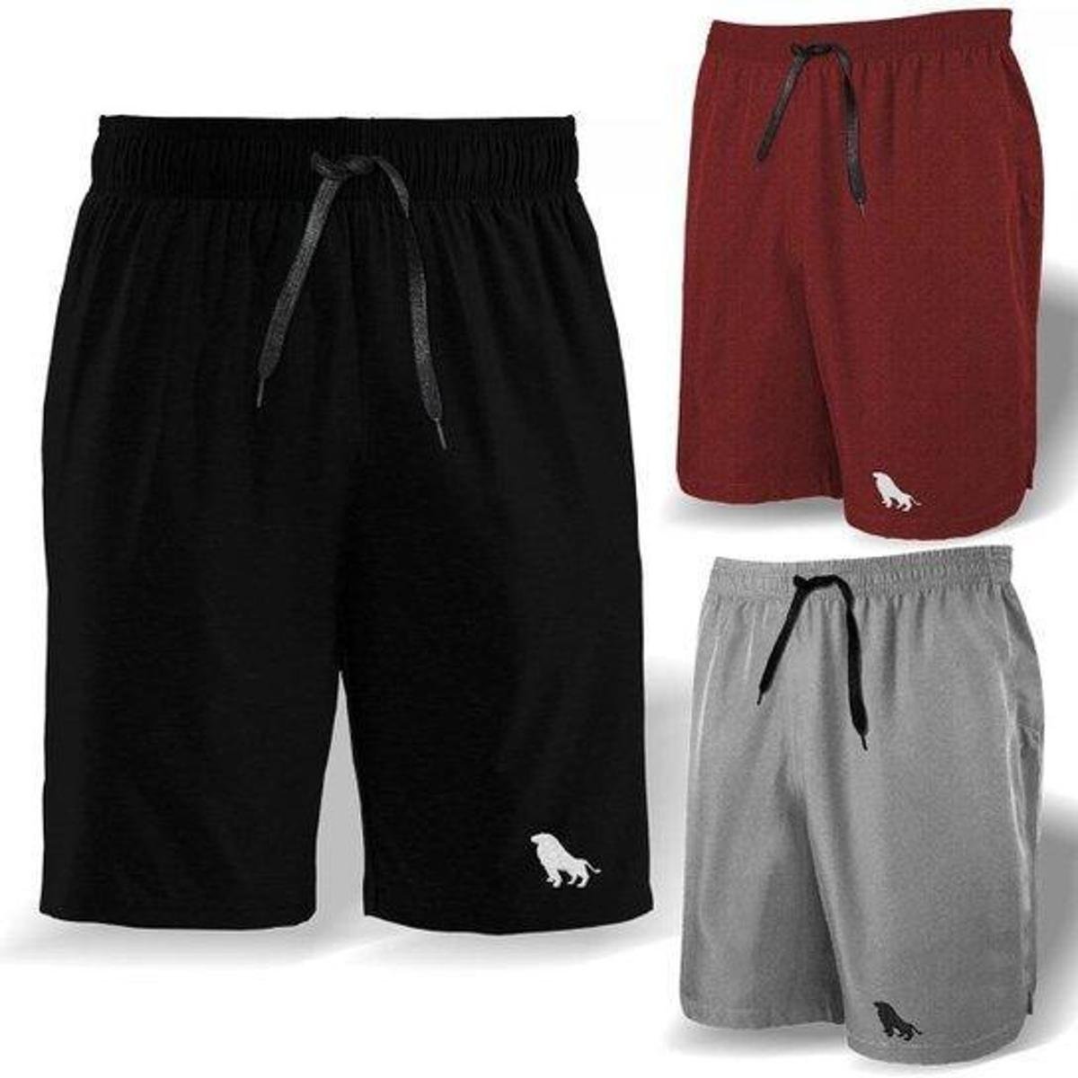 KIt 3 BERMUDAS MOLETOM MASCULINA ORIGINAL DA ESTILO REI Menor preço em KIt 3 BERMUDAS MOLETOM MASCULINA ORIGINAL DA ESTILO REI