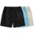 Kit 3 Bermudas Short Linho Premium Masculino Mauricinho Moda Praia - Preto