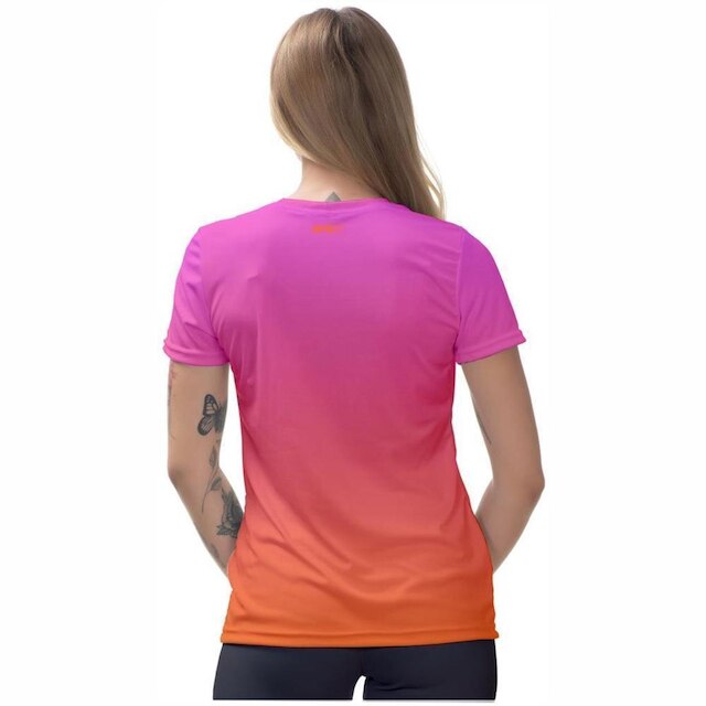 Kit 3 Blusa Feminina Degrade Academia Treino Confortável