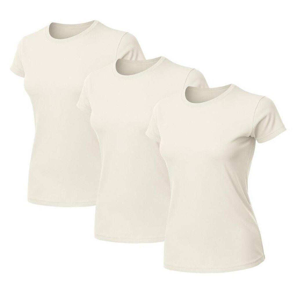 Kit 3 Blusas Feminina Camiseta Lisa Básica Algodão Baby Look