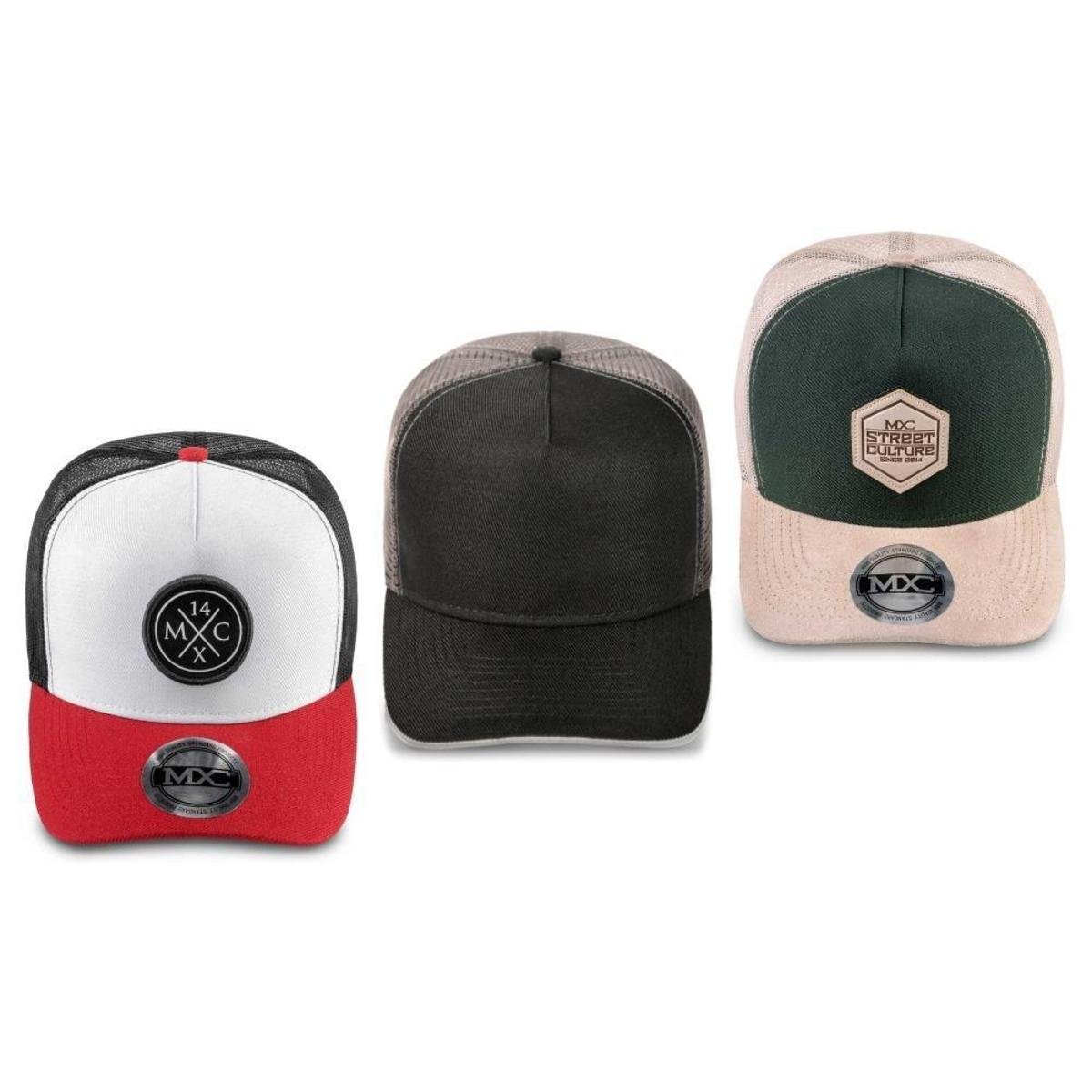 Kit 3 Bonés Aba Curva Snapback Ajustável Telinha Redinha Tela Trucker Truck Premium Masculina Menor preço em Kit 3 Bonés Aba Curva Snapback Ajustável Telinha Redinha Tela Trucker Truck Premium Masculina