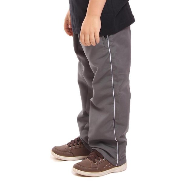 Kit 3 Calça. Infantil Tactel OX SILVER Bolsos Frente e Costa