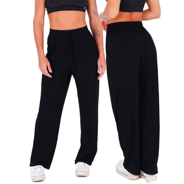 Kit 3 Calças de Yoga de Viscose Soltinha Pilates