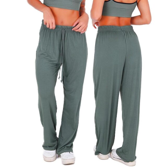 Kit 3 Calças de Yoga de Viscose Soltinha Pilates