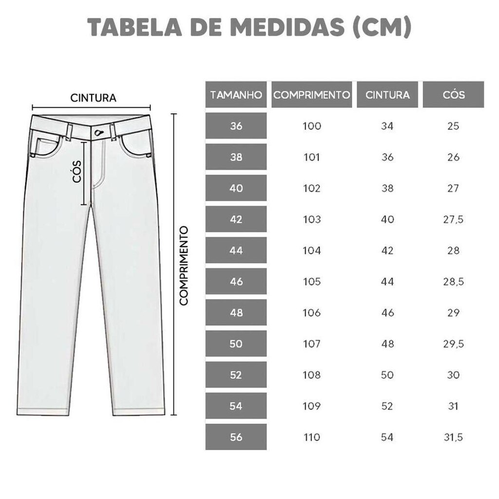 Kit 3 Calças Jeans Masculina Tradicional Reta Básica