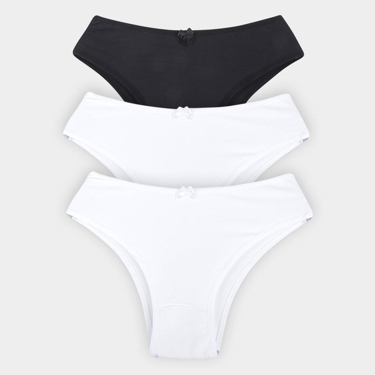 Kit 3 Calcinhas La Math's Tangão Microfibra - Preto e Branco Menor preço em Kit 3 Calcinhas La Math's Tangão Microfibra - Preto e Branco