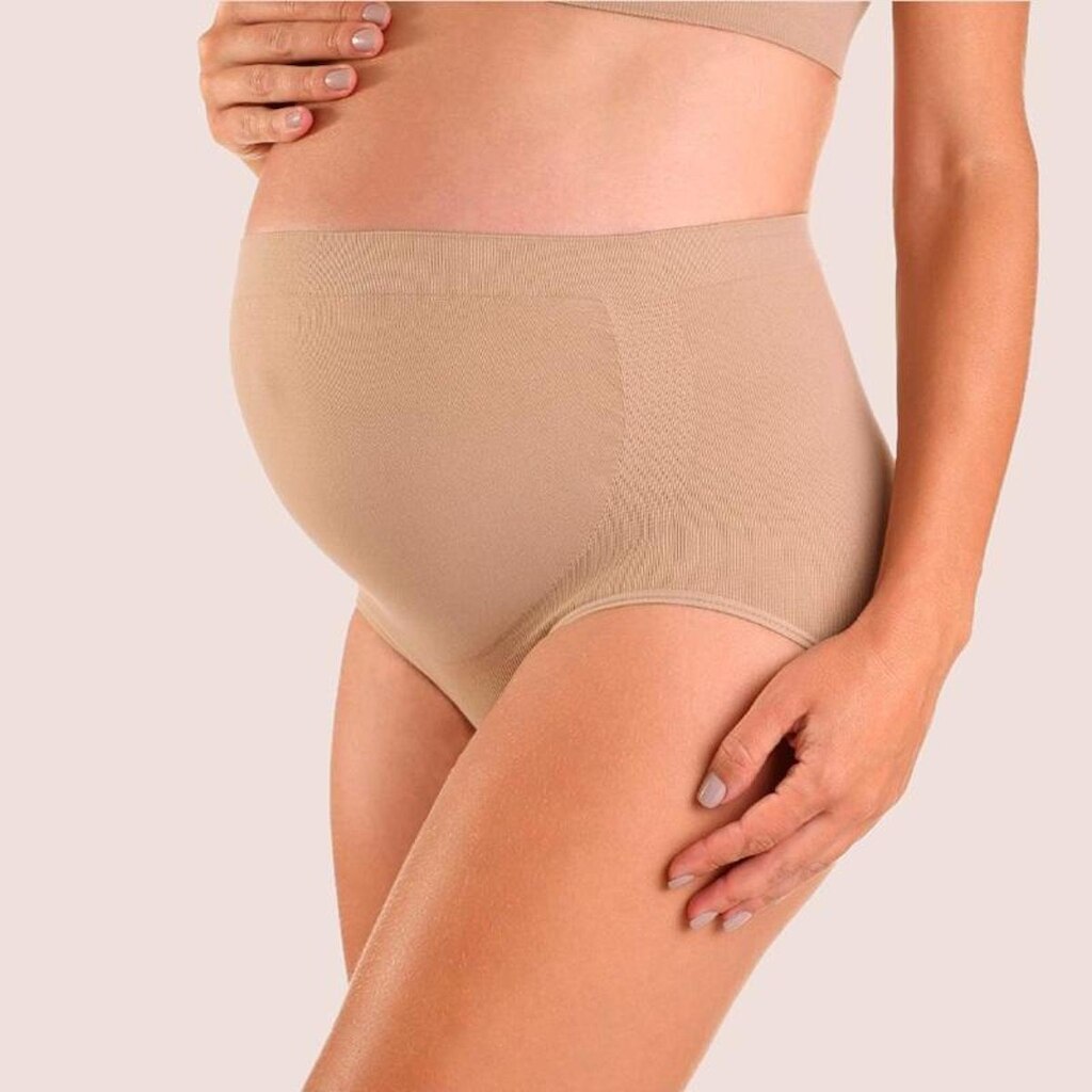 Kit 3 Calcinhas Para Gestante Maternity Zee Rucci Sem Costura Confortável