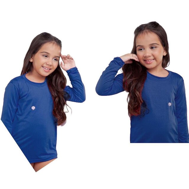 Kit 3 Camisa Infantil Térmica Uv50+ Menina Proteção Solar