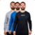 Kit 3 Camisa Manga Longa Masculina Frio Inverno Para Sair - Cinza