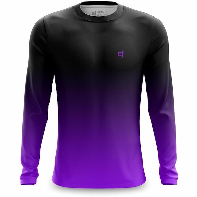 Kit 3 Camisa Masculina Casual Manga Longa Academia Camiseta Proteção UV Caminhada Bike