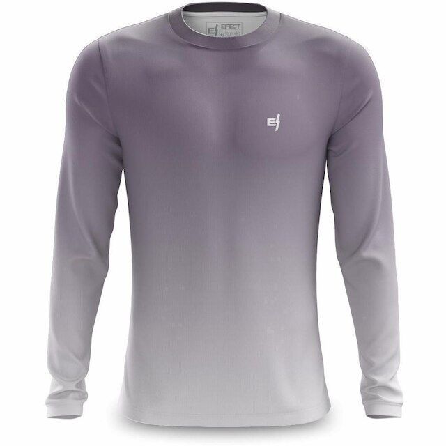 Kit 3 Camisa Masculina Casual Manga Longa Academia Camiseta Proteção UV Caminhada Bike