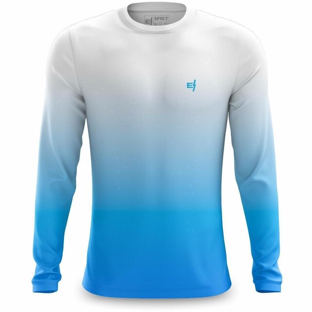 Kit 3 Camisa Masculina Casual Manga Longa Academia Camiseta Proteção UV Caminhada Bike