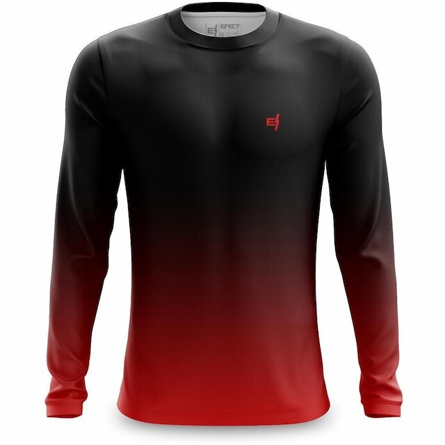 Kit 3 Camisa Masculina Casual Manga Longa Academia Camiseta Proteção UV Caminhada Bike