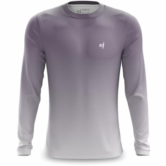 Kit 3 Camisa Masculina Casual Manga Longa Academia Camiseta Proteção UV Caminhada Bike