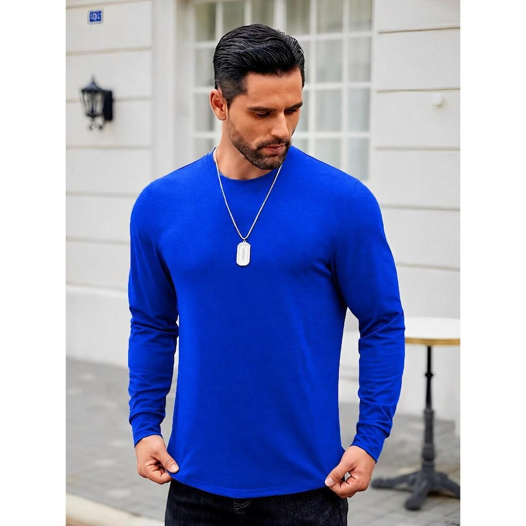 Kit 3 Camisa Masculina Manga Longa Longline Oversized Swag