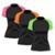 Kit 3 Camiseta Feminina Raglan Dry Proteção Solar UV Lisa Treino Academia Ciclismo Camisetas - Verde+Rosa