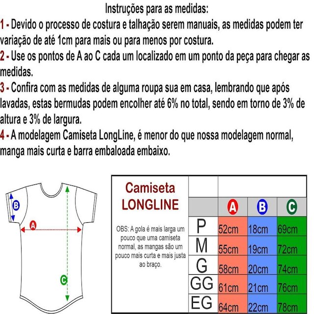 Kit 3 Camiseta Longline 100% Algodão Masculina MXD Conceito Lavado Estonado
