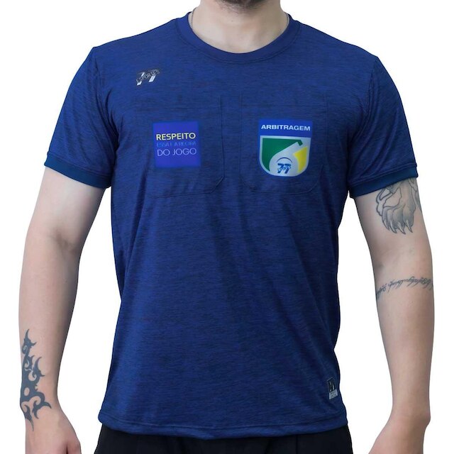 Kit 3 Camisetas Árbitro Dry Melange Mescla Premium