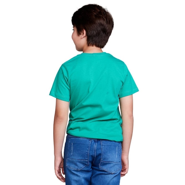 Kit 3 Camisetas Básicas Infantil 100 % Algodão