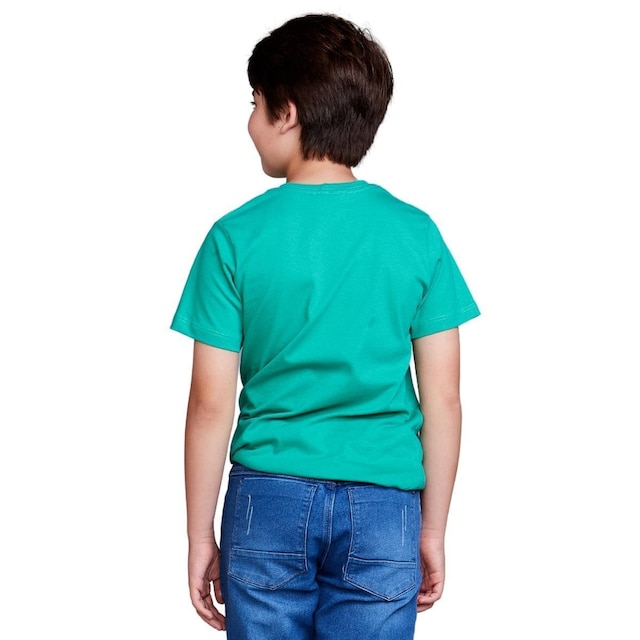 Kit 3 Camisetas Básicas Infantil 100 % Algodão