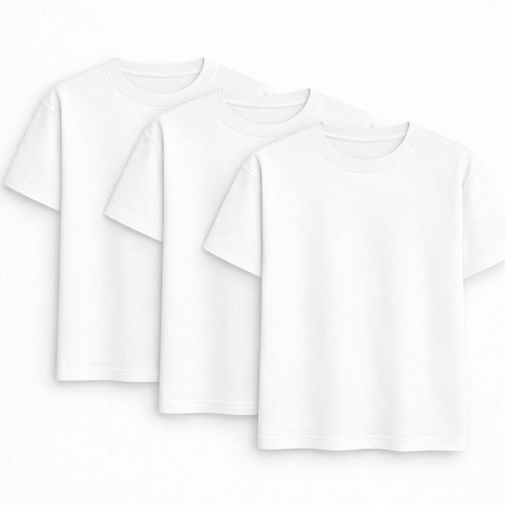 Kit 3 Camisetas Básicas Masculina Algodão Lisa Camisa Premium Original