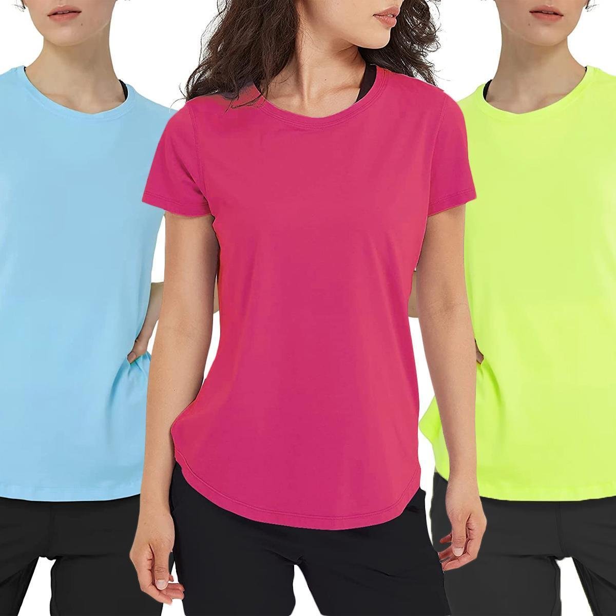 Kit 3 Camisetas Femininas Plus Size Longa Tapa Bumbum UV 50+ - G1 - Branco/Preto/Azul Menor preço em Kit 3 Camisetas Femininas Plus Size Longa Tapa Bumbum UV 50+ - G1 - Branco/Preto/Azul