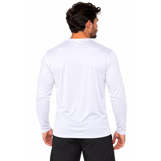 Kit 3 Camisetas Manga Longa Masculina Dry Academia Fit