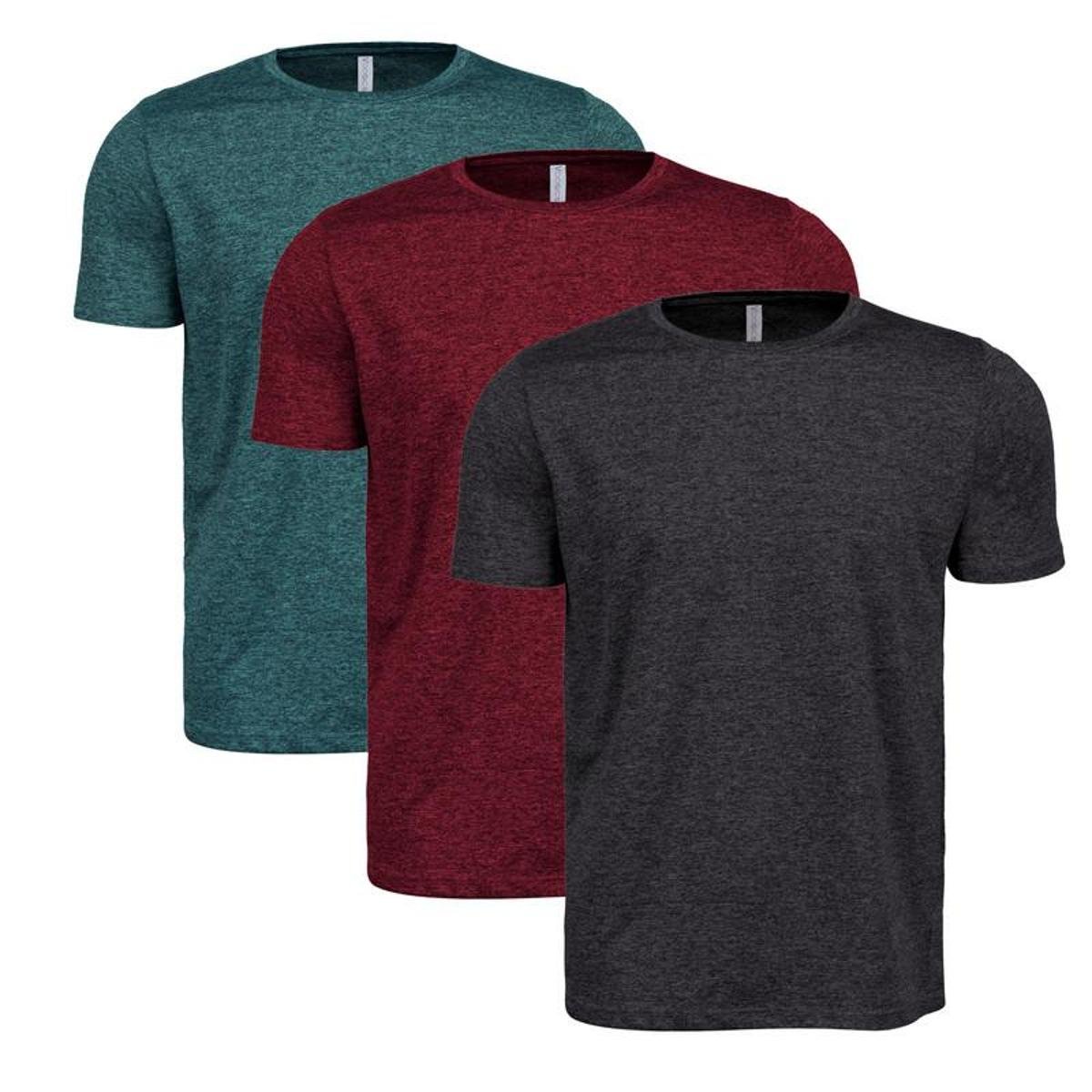 Kit 3 Camisetas Masculina Dry Treino Academia Plus Size Menor preço em Kit 3 Camisetas Masculina Dry Treino Academia Plus Size