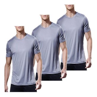 Kit 3 Camisetas Masculina Ultraleve Treino Corrida Academia