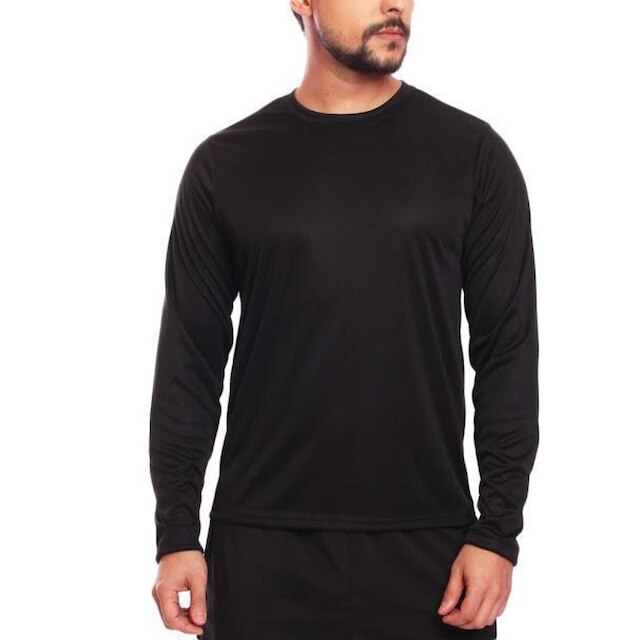 Kit 3 Camisetas Masculinas Proteção Uv Dry Manga Longa