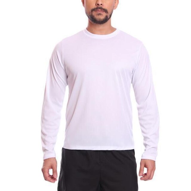 Kit 3 Camisetas Masculinas Proteção Uv Dry Manga Longa