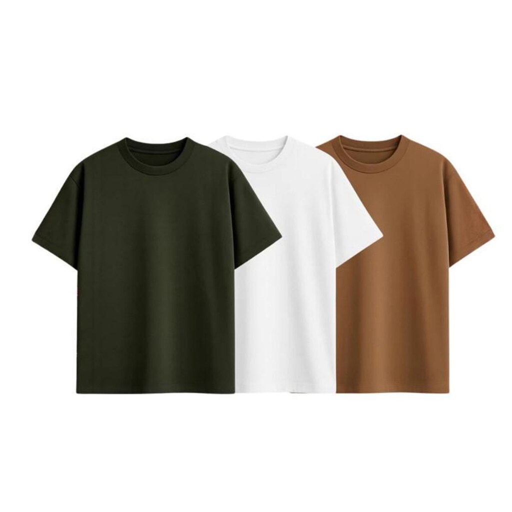 Kit 3 Camisetas Nuvvo Básicas Algodão Peruano Masculinas