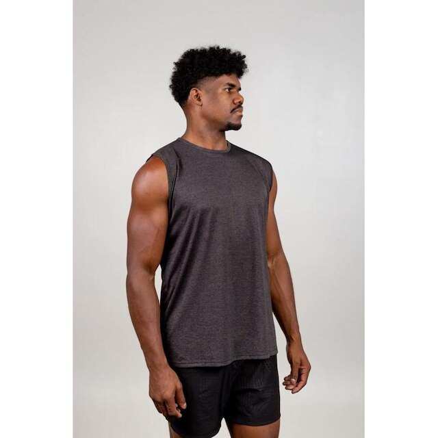 Kit 3 Camisetas Regata Machão Dry Masculina Fitness