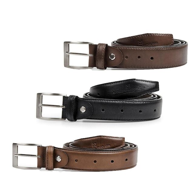 Kit 3 Cinto Couro Sandro Moscoloni Vin 601 Masculino