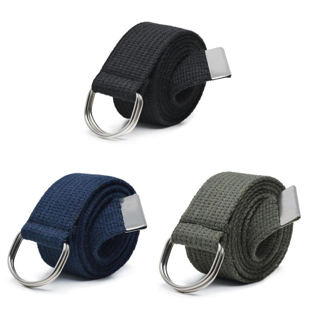 Kit 3 Cinto Masculino Gorgurao Canelado Largo Fivela Argola de Metal Grossa Menor preço em Kit 3 Cinto Masculino Gorgurao Canelado Largo Fivela Argola de Metal Grossa