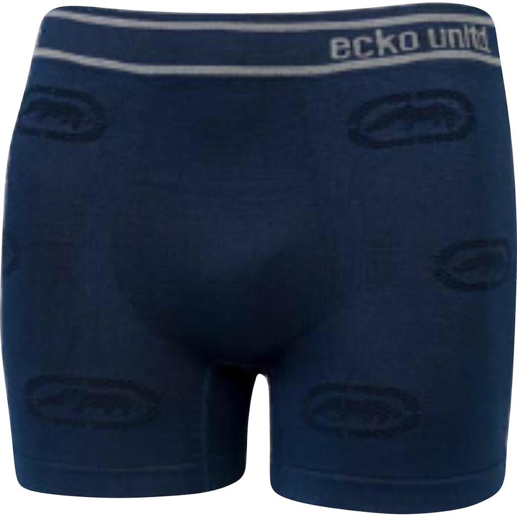 Kit 3 Cuecas Boxer Ecko Unltd Sem Costura Microfibra Masculino