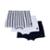 Kit 3 Cuecas Boxer Infantil Off White/Listras Nini & Bambini - Branco