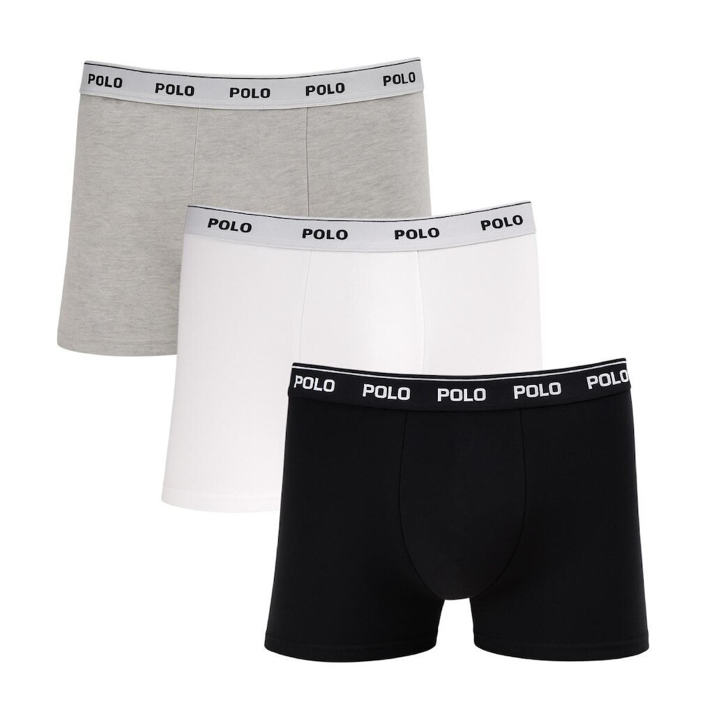 Kit 3 Cuecas Boxer Masculina Polostar Cotton Algodão Plus Size G1 ao G3