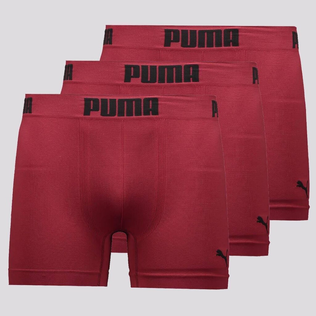 Kit 3 Cuecas Boxer Puma Masculina