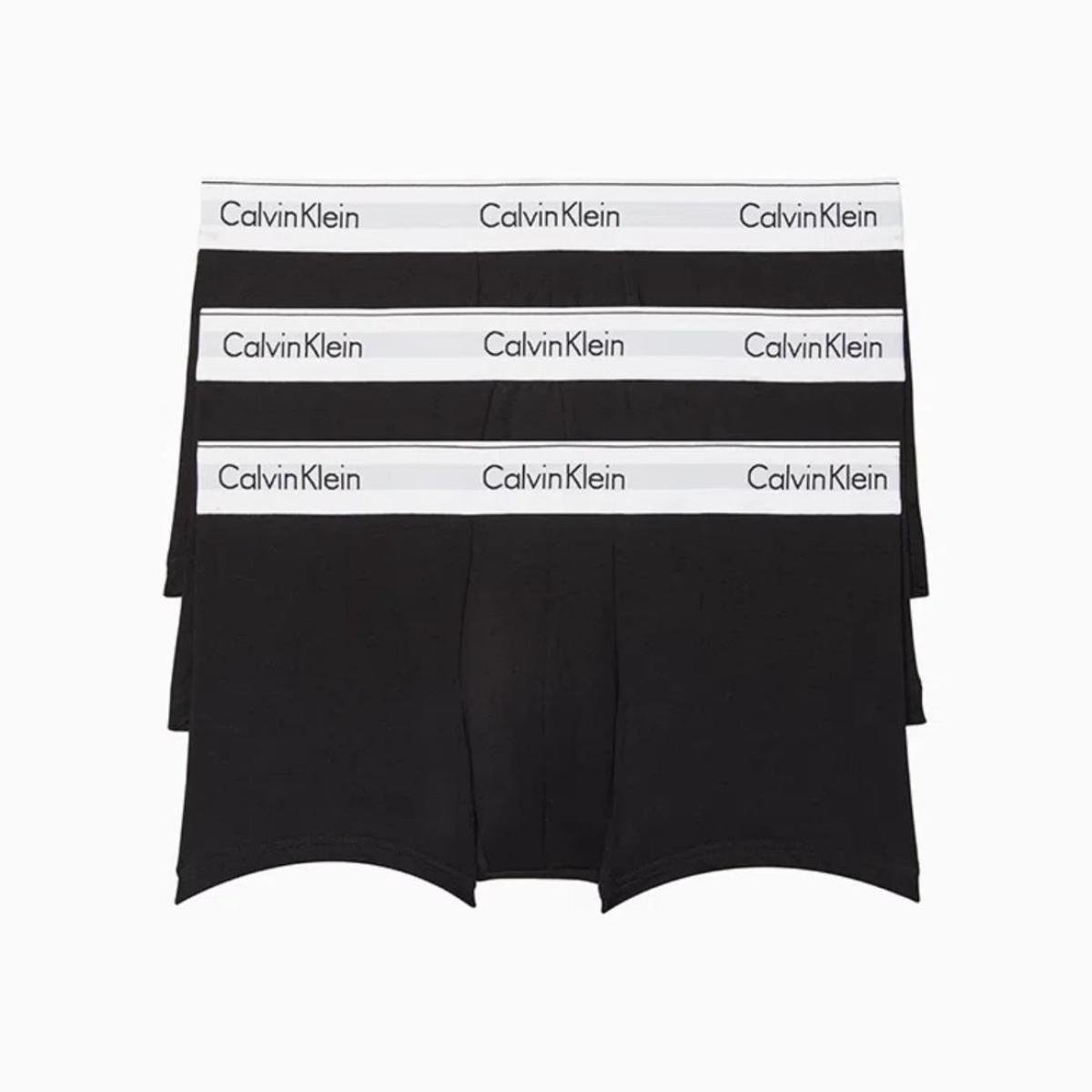 Kit 3 Cuecas Calvin Klein Low Rise Trunk Menor preço em Kit 3 Cuecas Calvin Klein Low Rise Trunk