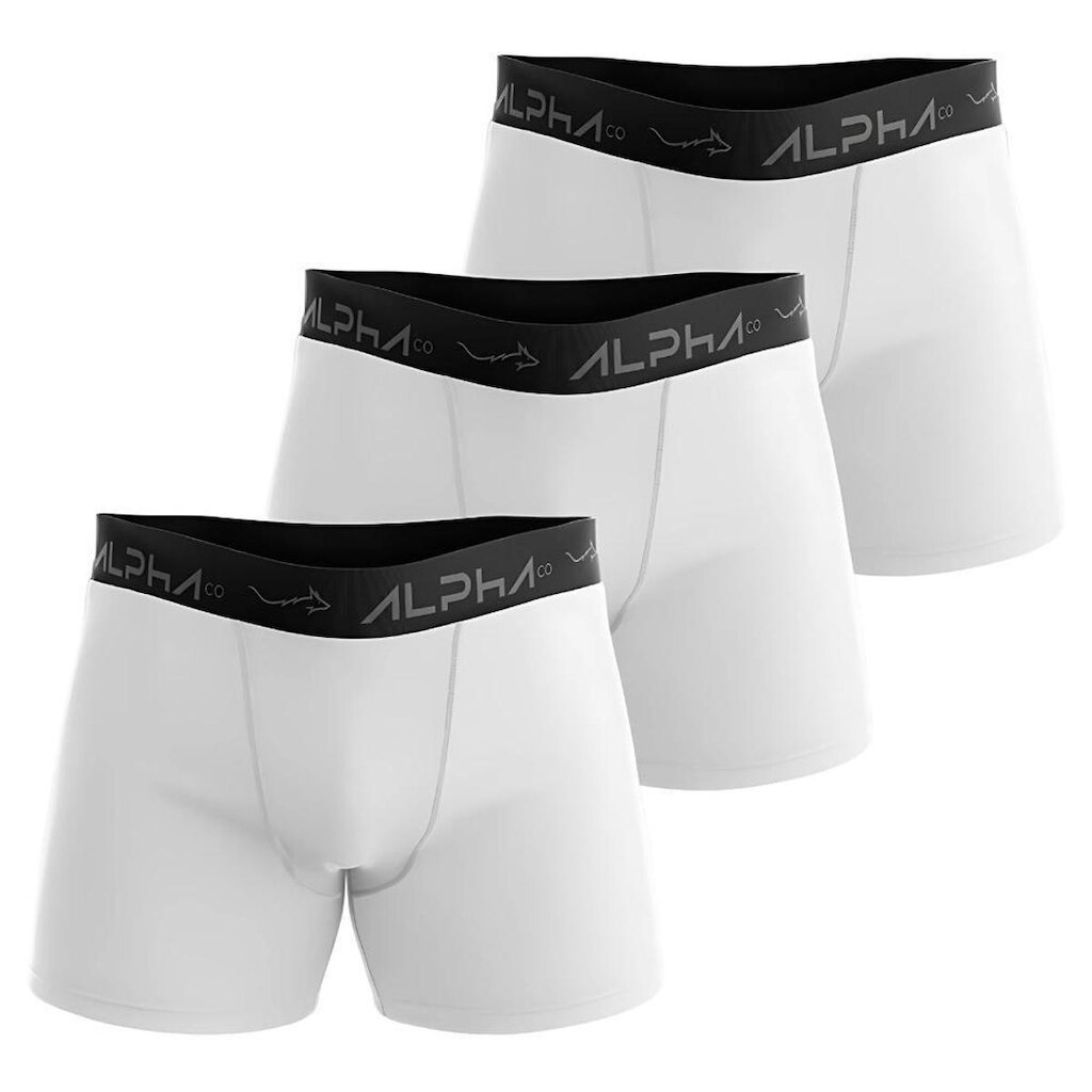 Kit 3 Cuecas Cotton Masculinas Dry Academia - Alpha