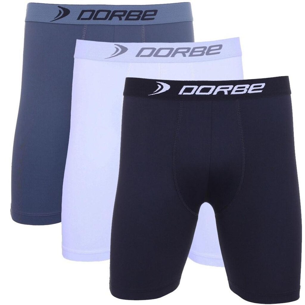 Kit 3 Cuecas Dorbe Long Leg Microfibra Especial