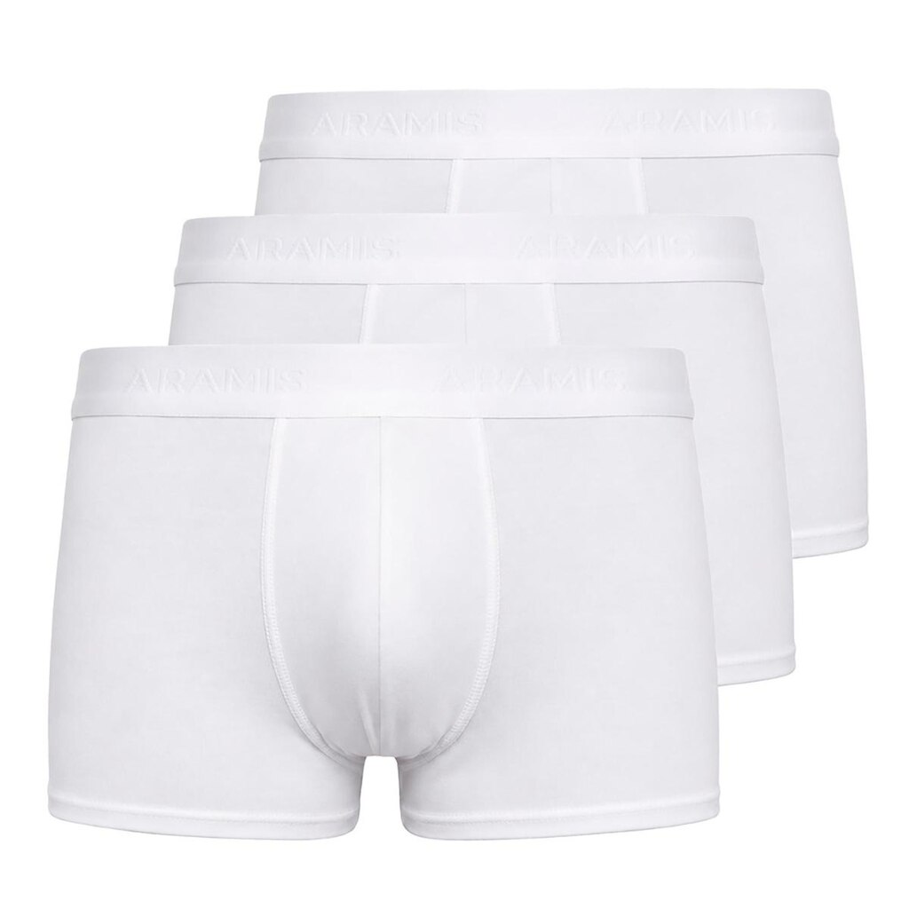Kit 3 Cuecas Masculina Aramis Neo Boxer Cotton Algodão Elástico Lisa Original 01.0050