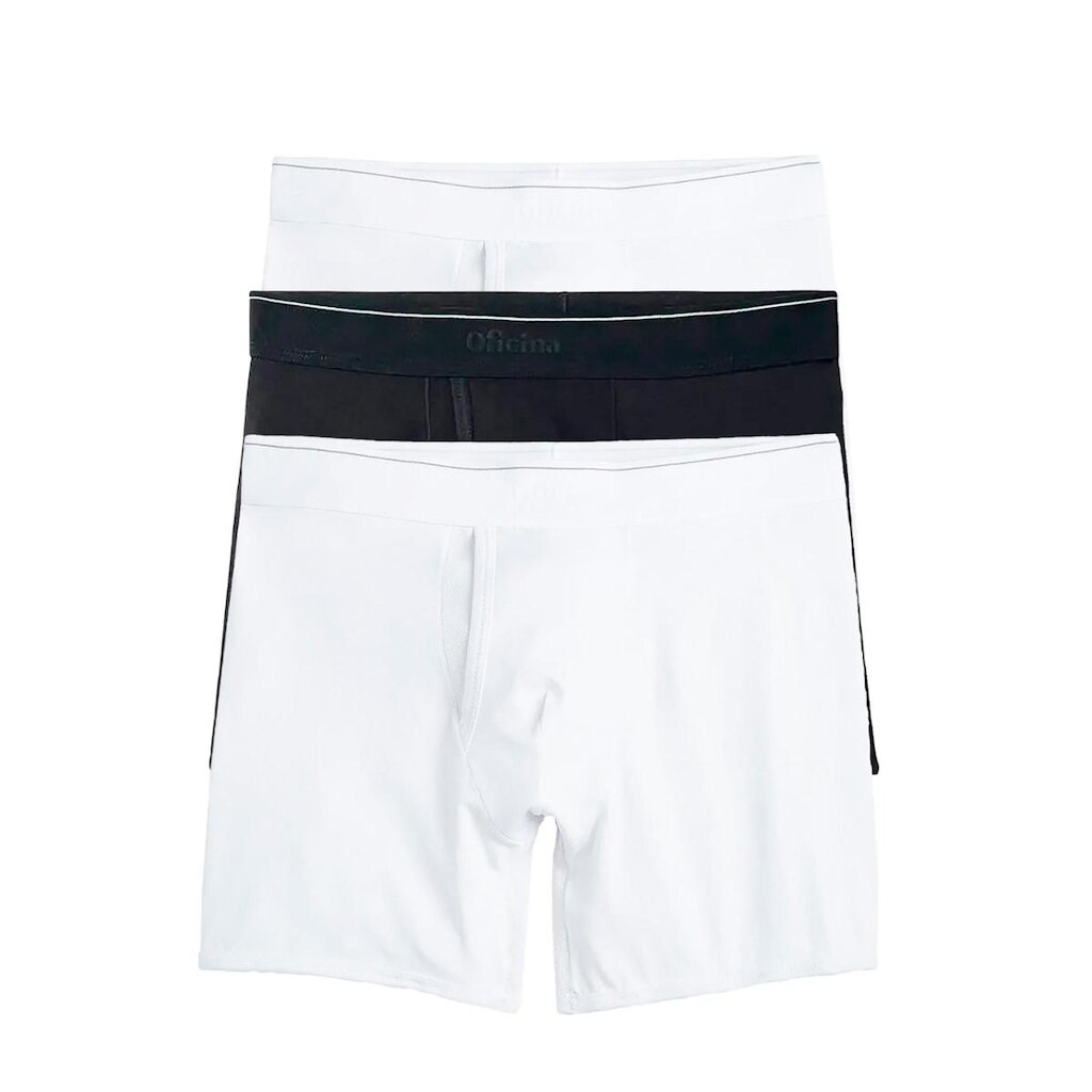 Kit 3 Cuecas Masculinas Oficina Reserva Algodão Malha Pima Boxer Confortável 50978