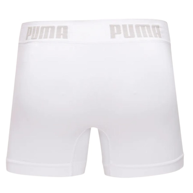 Kit 3 Cuecas Puma Boxer Sem Costura Poliamida Respirável