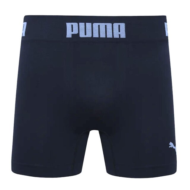 Kit 3 Cuecas Puma Boxer Sem Costura Poliamida Respirável