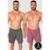 Kit 3 Cuecas Samba Canção Malha Short Masculino - Sortido