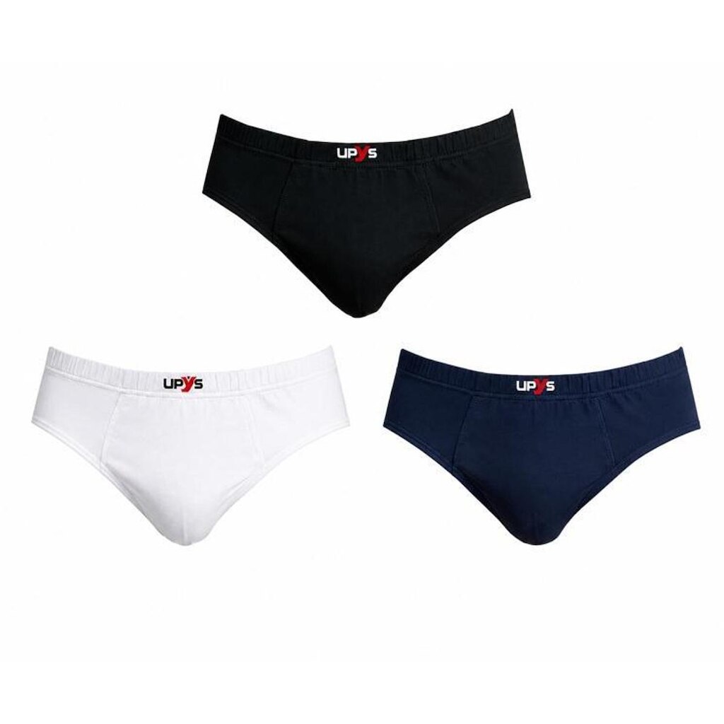 Kit 3 Cuecas Slip Algodao Adulto Lipys - Ref310