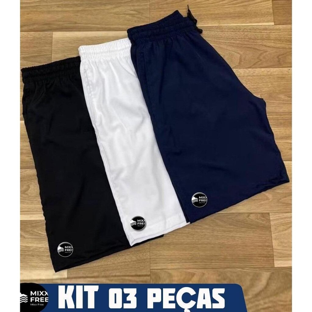 KIT 3 de Shorts Mauricinho Premium e Estilosas