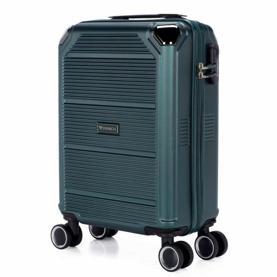Kit 3 Malas De Viagem Primicia Resistente Espaçosa Moderna Puxador Rodinha 360°